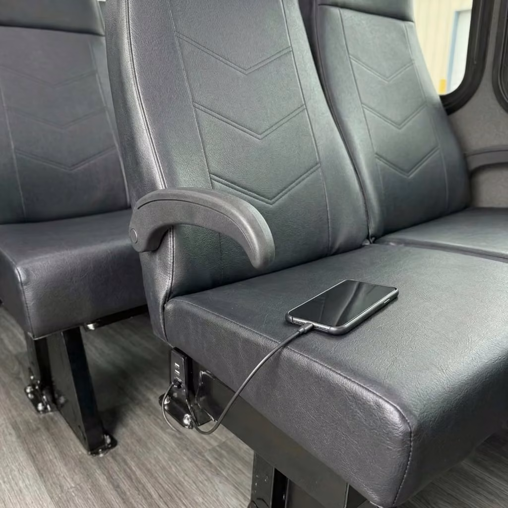 marion 15 passenger minibus usb charging