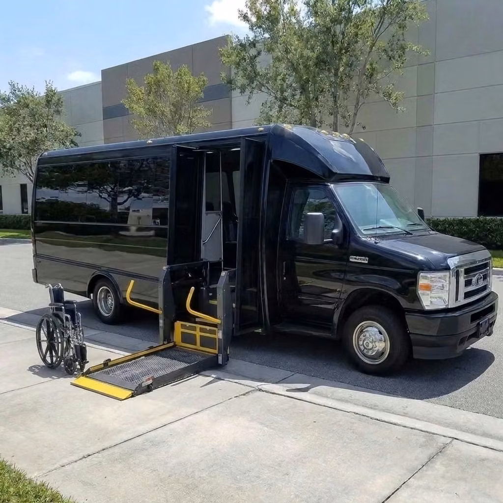marion 18 passenger minibus wheelchair lift