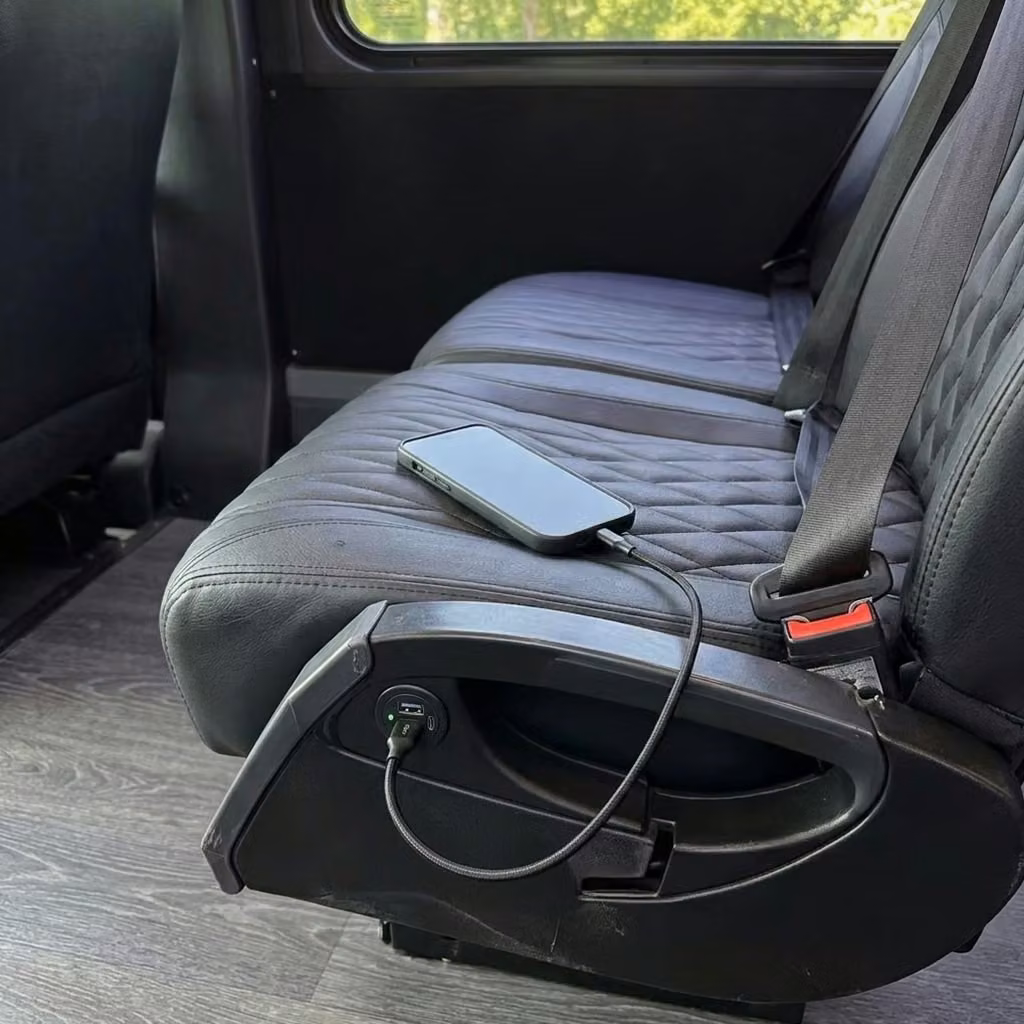 marion 20 passenger minibus usb charging