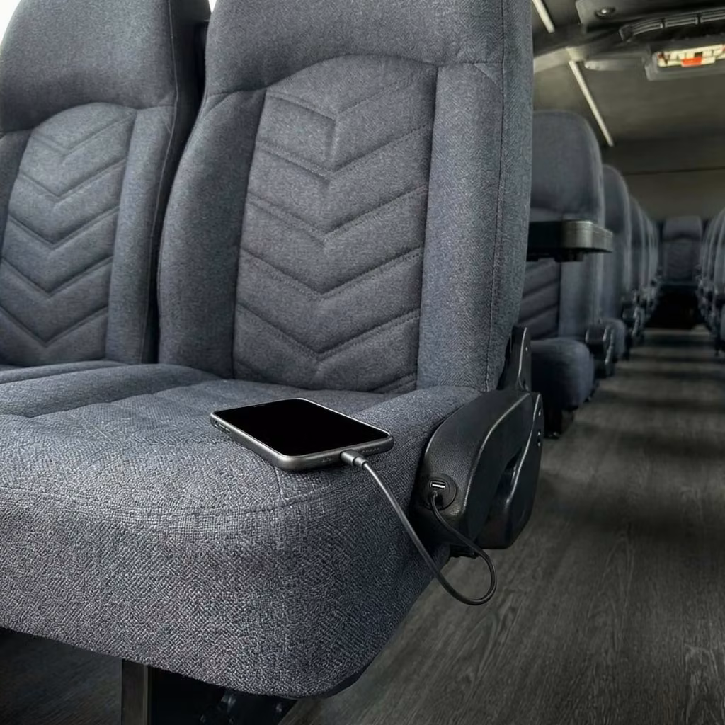 marion 25 passenger minibus usb charging