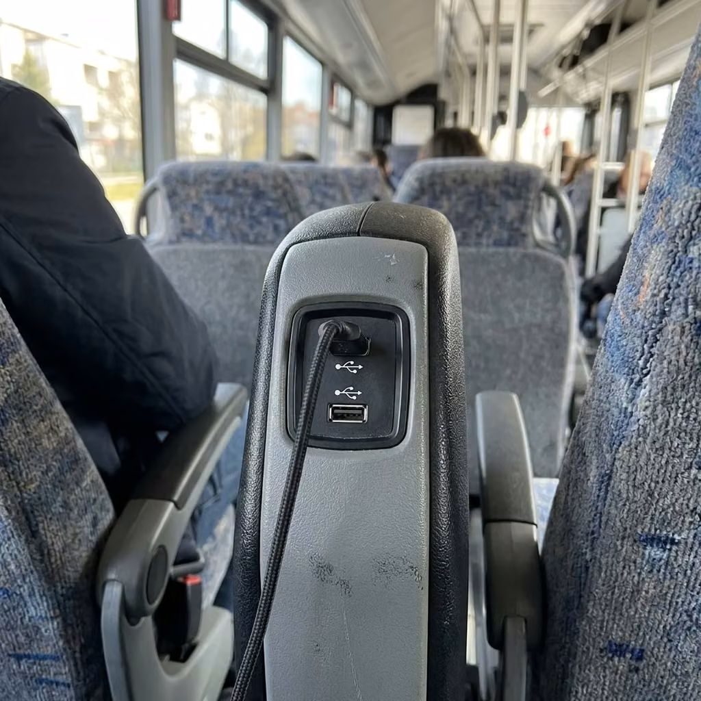 marion 35 passenger minibus usb charging