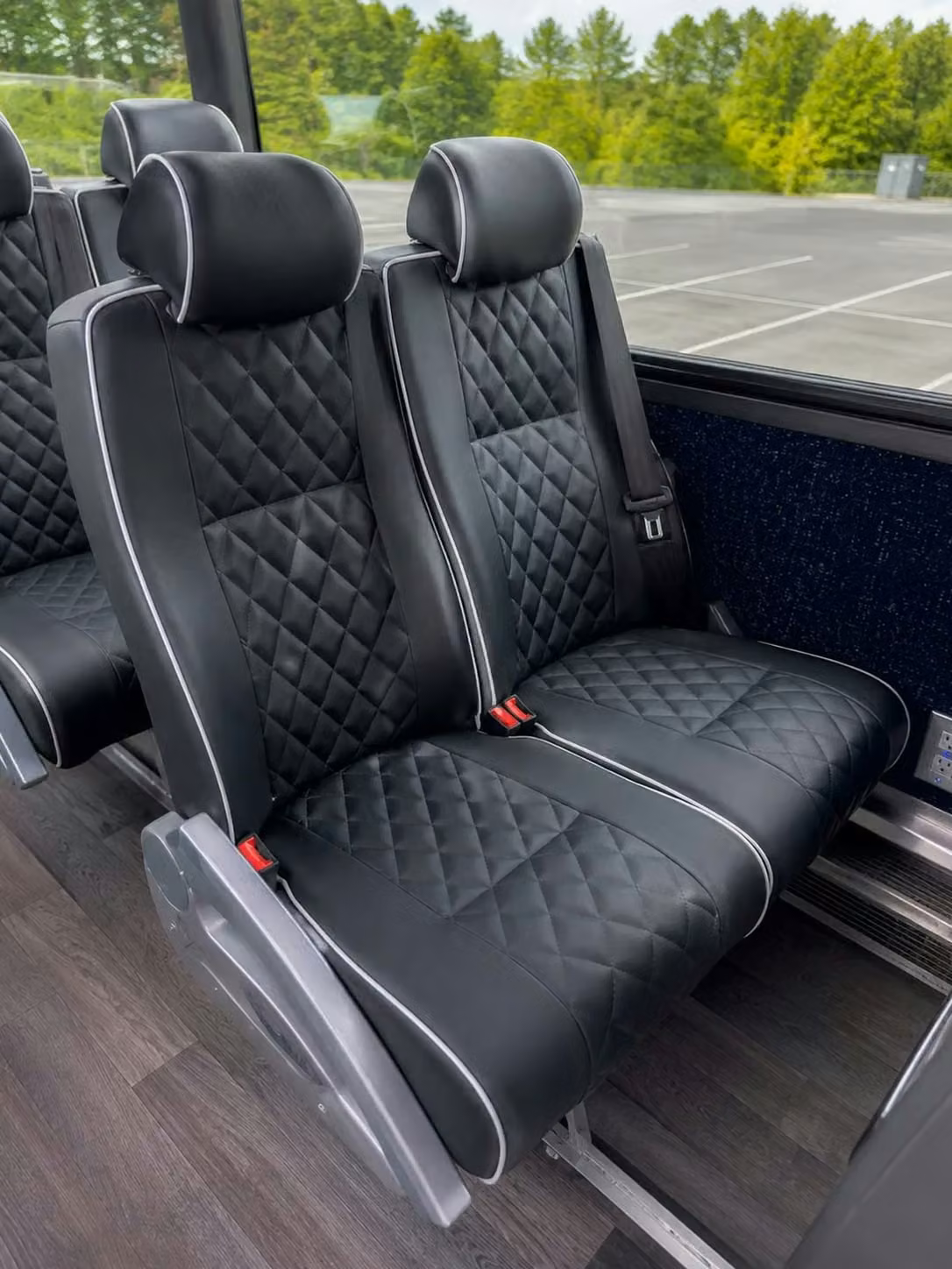 marion 56 passenger charter bus reclining seats