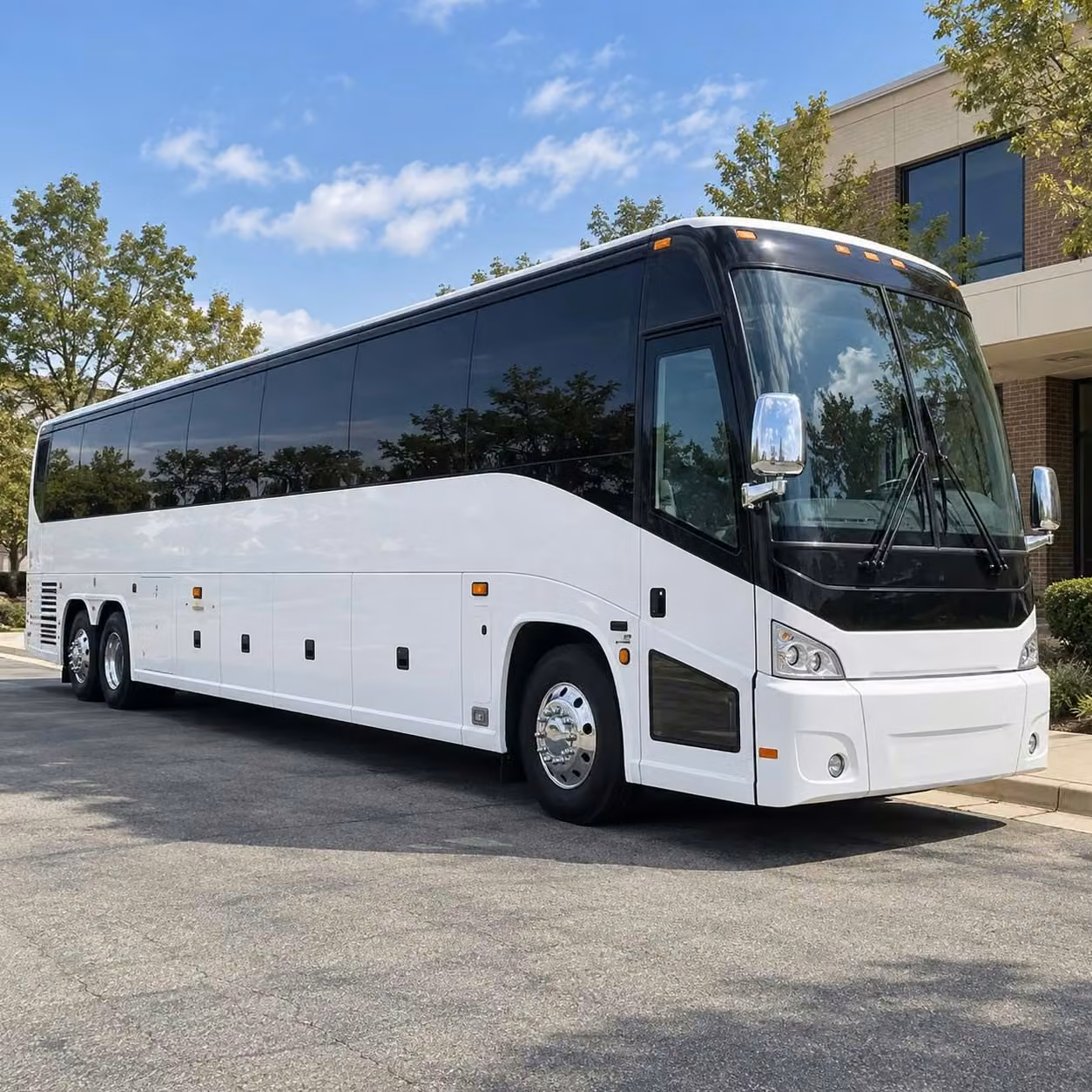 marion 56 passenger charter bus rental