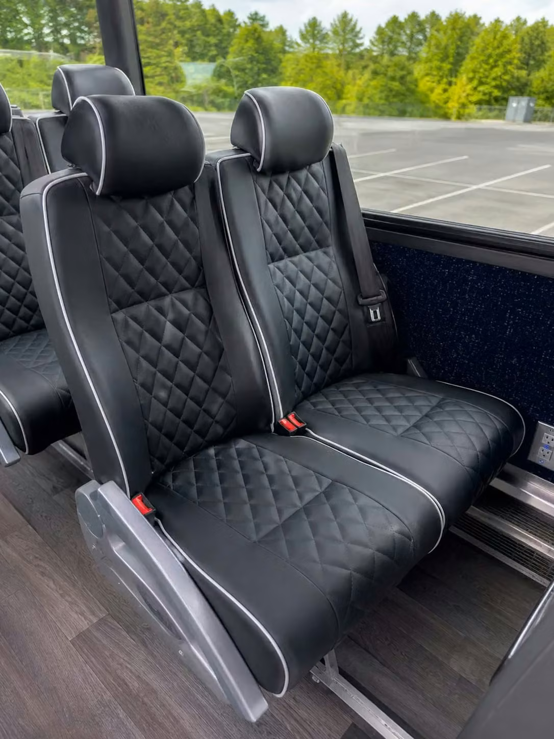 marion charter bus reclining seats