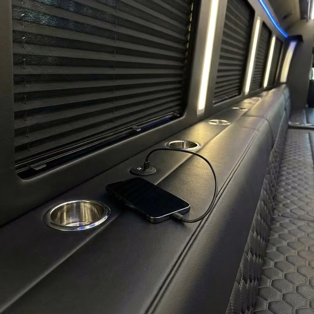 marion party bus usb charging