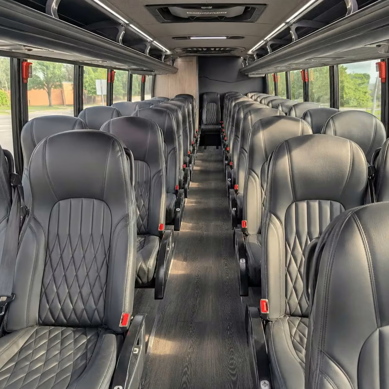 30 passenger minibus interior